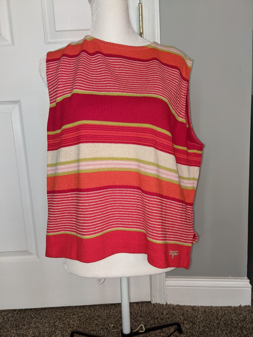 St. John Santana Knit Shell Top L